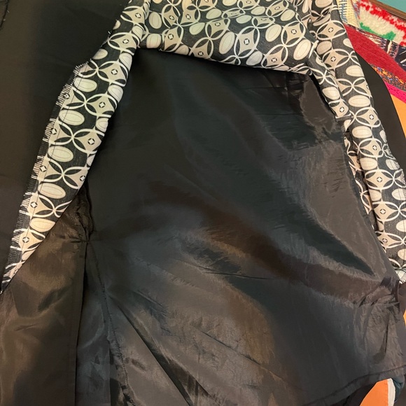 ANN TAYLOR Skirt TOTALLY CUTE OPTIC  PRINT  Fit Flare size 8 - Picture 5 of 5